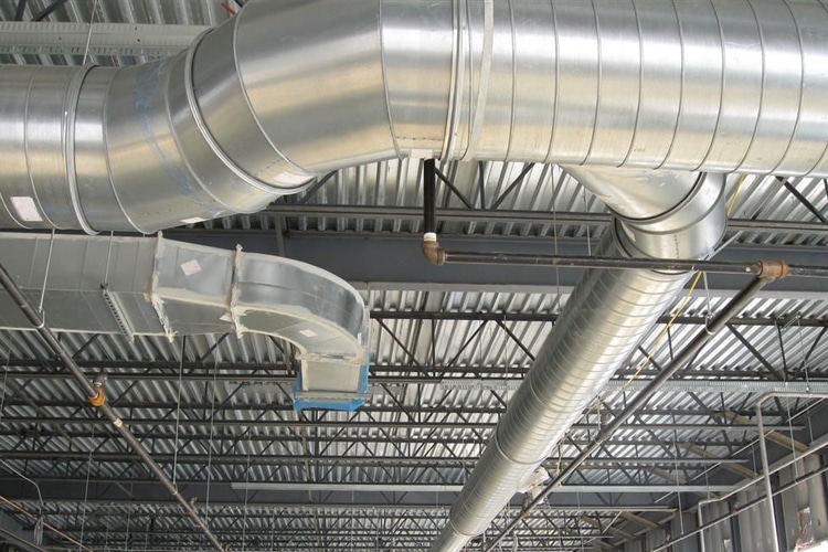 Commercial air duct cleaning process